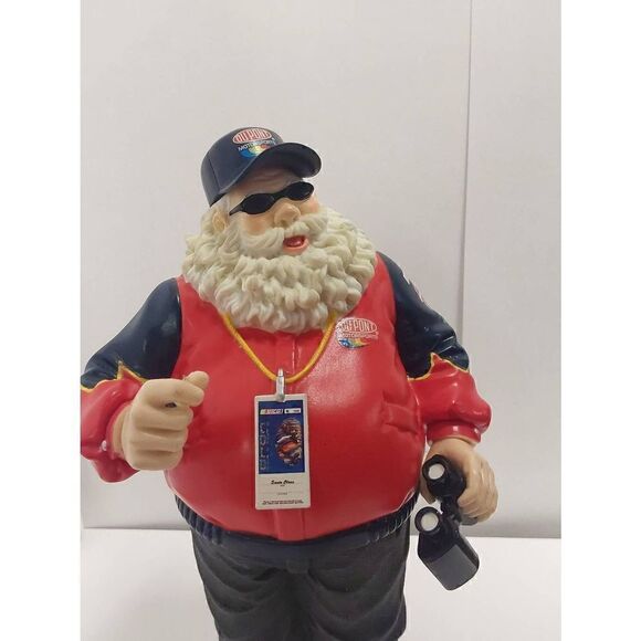 Nascar Santa Claus Jeff Gordon Fan Statue - Picture 1 of 5